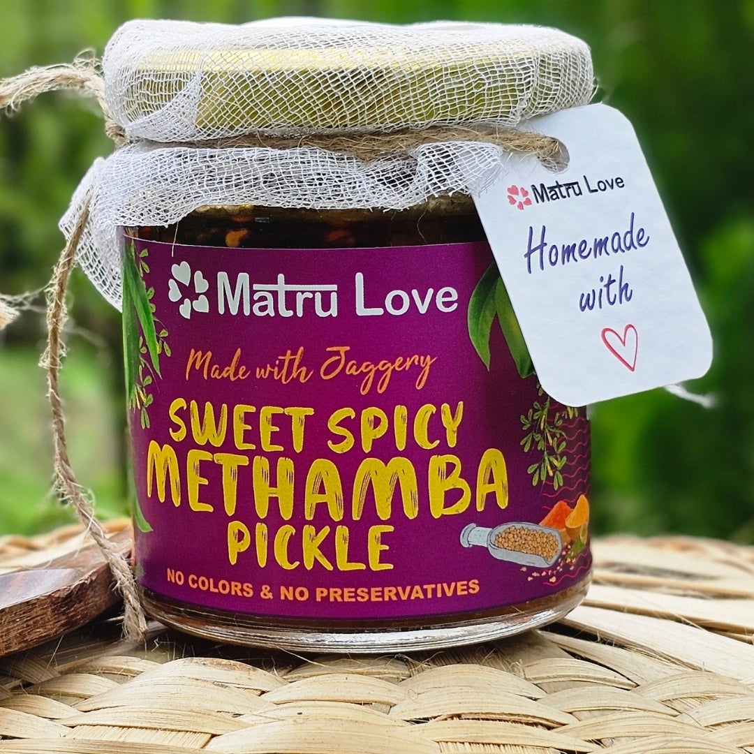 Sweet Spicy Methamba Pickle
